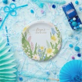 ベビー開花春イースターベイビーシャワー ペーパープレート (パーティー)