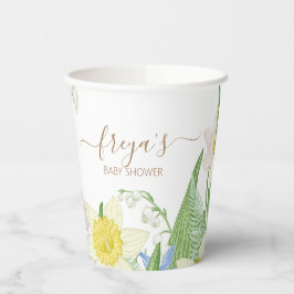 ベビー開花春イースターベイビーシャワー 紙コップ