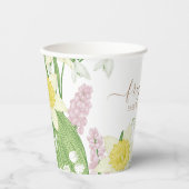 ベビー開花春イースターベイビーシャワー 紙コップ (正面)