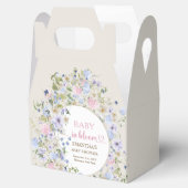 ベビー開花春ワイルドフラワーアーチベイビーシャワー フェイバーボックス (オープン)