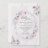 ベビー開花秋フローラベビーシャワー招待状 (正面)