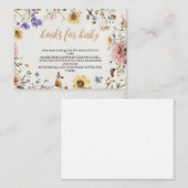 ベビー開花簿ベビー プレイスカード (正面/裏面)