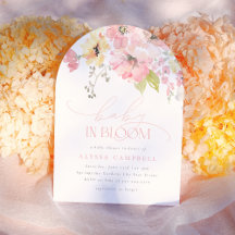 ベビー開花赤面ピンクフローラガールシャワーアーチ