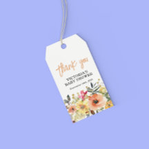 ベビー開花金ゴールドオレンジ色ベビーシャワー