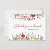 ベビー開花 サンキューカード (正面)