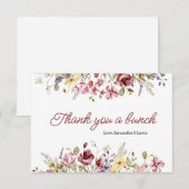 ベビー開花 サンキューカード (正面/裏面)