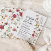 ベビー開花 | ツインズベビーシャワー招待状 招待状