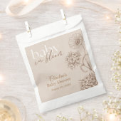 ベビー開花 フェイバーバッグ (クリップ留めされた状態)