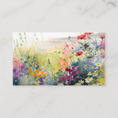 ベビー開花 |フローラベビーシャワーおむつラッフル エンクロージャーカード (裏面)