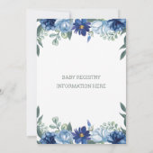 ベビー開花!ベビーシャワー招待状 招待状 (裏面)