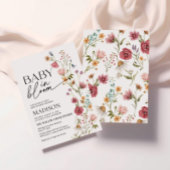 ベビー開花 | ベビーシャワー招待状 招待状