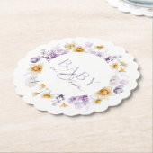 ベビー開花 ペーパーコースター (アングル)