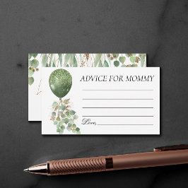 ベビー開花 |ユーカリプトゥスバルーンママアドバイス エンクロージャーカード