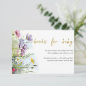 ベビー開花 |春フローラブックベビー エンクロージャーカード (スタンド正面)