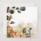 ベビー開花 |秋の花模様ベビーシャワー (裏面)