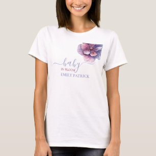 ベビー開花 赤ちゃんシャワーフローラ Tシャツ
