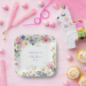 ベビー開花!赤ちゃんシャワー ペーパープレート (パーティー)