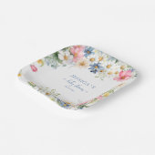 ベビー開花!赤ちゃんシャワー ペーパープレート (傾斜あり)