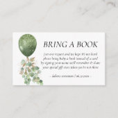 ベビー開花 | Eucalyptus Balloon Bring a Book エンクロージャーカード (正面)