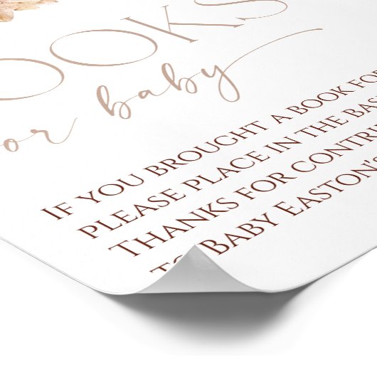 ベビー防峰秋秋の素朴フローラ用の本 ポスター (角)