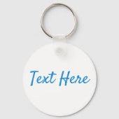 ベビー雪だるまと結晶の雪片オーナメント キーホルダー (裏面)