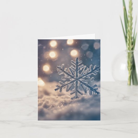 ベビー霜の降りた シーズンカード (正面)