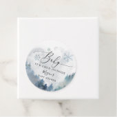 ベビー青い冬のシャワー外は寒い フェイバータグ (インサイチュ)