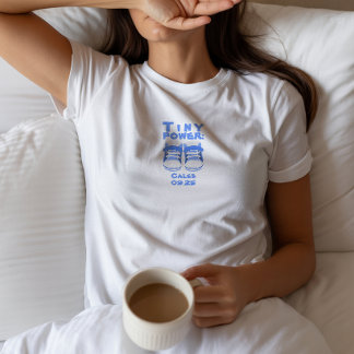 ベビー靴下お知らせ 名前と日付 Tシャツ