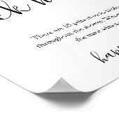 ベビー靴下狩りベビーシャワーゲームサイン ポスター (角)