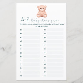 ベビー項目 |男の赤ちゃんシャワーゲーム