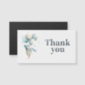 ベビー風船で浮かぶダイヤモンドありがとう (正面/裏面)