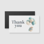 ベビー風船で浮かぶダイヤモンドありがとう (正面/裏面)