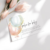 ベビー風船ジェンダーが赤ちゃんのシャワーを明らかにする本 エンクロージャーカード