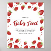ベビー食いちご赤ちゃんシャワーのサインを推測 ポスター (正面)