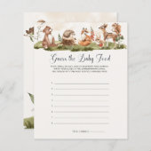 ベビー食の赤ちゃんシャワーゲームを推測 (正面/裏面)