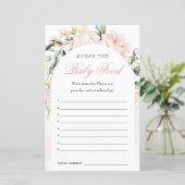 ベビー食の赤ちゃんシャワーゲームを推測 (スタンド正面)