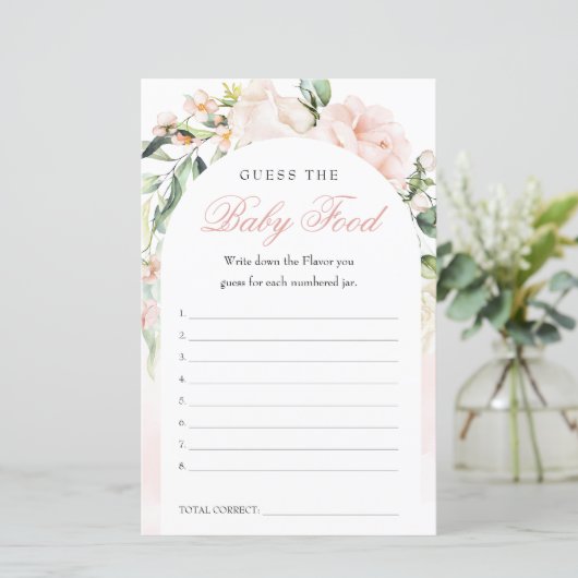 ベビー食の赤ちゃんシャワーゲームを推測 (スタンド正面)