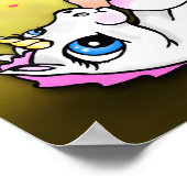 ベビー食べ物を与えユニコーンの時間 – ピンク – プリント (角)