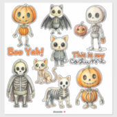 ベビー骨格のカスタムカットビニールシール シール (シート)