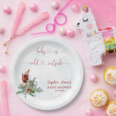 ベビー魅力的は赤ちゃんシャワー外で冷たい ペーパープレート (パーティー)