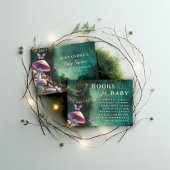 ベビー魅惑の森ピンクマッシュルームの本 エンクロージャーカード