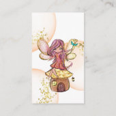 ベビー魔法の妖精ウッドランドおむつラッフルゲーム エンクロージャーカード (裏面)