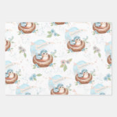 ベビー鳥包み紙 ラッピングペーパーシート (正面)