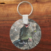 ベビー鳥自然撮影キーチェーン キーホルダー (正面)