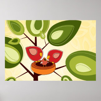 ベビー鳥 ポスター