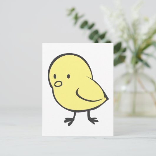 ベビー鶏 ポストカード (スタンド正面)