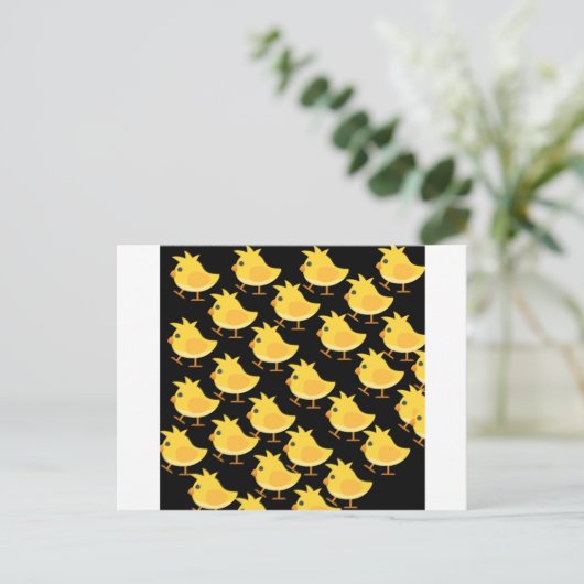 ベビー鶏 ポストカード (スタンド正面)