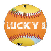 ベビー鶏 野球ボール (裏面)