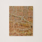 ベビー鹿の初冬 ジグソーパズル (縦)