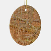 ベビー鹿の初冬 セラミックオーナメント (右)